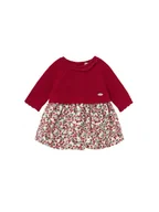 Sukienki i spódniczki dla dziewczynek - Mayoral Sukienka codzienna 2821 Czerwony Regular Fit - miniaturka - grafika 1