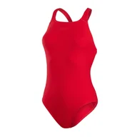 Stroje kąpielowe dla dziewczynek - Strój kąpielowy jednoczęściowy damski Speedo Eco Endurance+ Medalist czerwony 8-134716446 40 - miniaturka - grafika 1