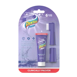 Dental Fresh Gel enzymatyczny & szczoteczka na palec - Higiena jamy ustnej zwierząt - miniaturka - grafika 1