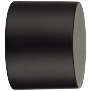 Końcówka do karnisza Luna czarny mat 19 mm Inspire - Karnisze - miniaturka - grafika 1