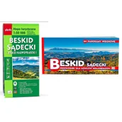 Atlasy i mapy - Zestaw dla łowców krajobrazów. Beskid Sądecki mapa - miniaturka - grafika 1
