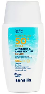 Przeciwsłoneczny krem Sensilis Water Fluid SPF50+ 40 ml (8428749913504) - Balsamy i kremy do opalania - miniaturka - grafika 1