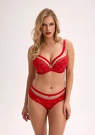 Majtki damskie - Gaia Figi Nia 1317B Czerwony XL - miniaturka - grafika 1
