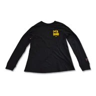 Koszulki sportowe damskie - Koszulka damska Nike HBR Longsleeve T-shirt Women's Black - miniaturka - grafika 1