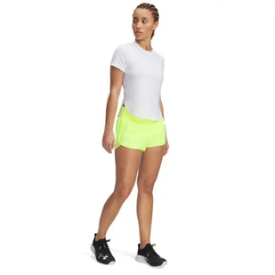 Damskie spodenki do biegania Under Armour UA Launch Pro 3\'\' Shorts - zielone - Spodenki damskie - miniaturka - grafika 1