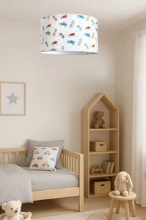 Lampa sufitowa dziecięca AUTKA do pokoju chłopca 35cm E27 - Lampy sufitowe - miniaturka - grafika 1