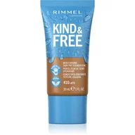 Podkłady do twarzy - Rimmel London London Kind & Free Moisturising Skin Tint Foundation podkład 30 ml 410 Latte - miniaturka - grafika 1