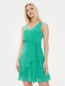 Sukienki - Morgan Sukienka letnia 241-ROSVAL Turkusowy Regular Fit - miniaturka - grafika 1