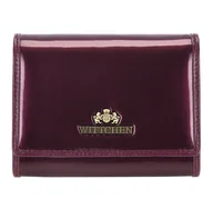 Portfele - Damski portfel ze skóry lakierowany średni - miniaturka - grafika 1