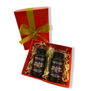 INTENSON Zestaw upominkowy Kolagen better skin, 90tabl. + Kolagen better hair, 90tabl. - >>> DARMOWA od 49zł <<< - Włosy, skóra, paznokcie - miniaturka - grafika 1