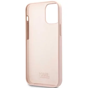Karl Lagerfeld KLHCP12MSNCHBCP iPhone 12 /12 Pro 6,1" hardcase różowy/pink Silicone Choupette - Etui i futerały do telefonów - miniaturka - grafika 5
