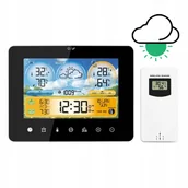 Stacje pogodowe - Stacja Pogodowa Z Ekranem Dotykowym Zdalnym Czujnikiem, Alarmem I Prognozą - miniaturka - grafika 1