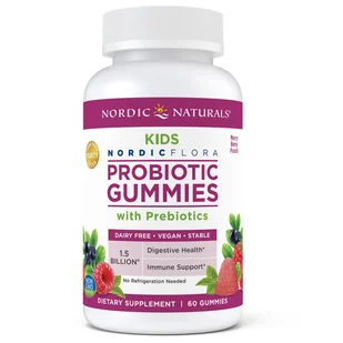 NORDIC NATURALS PROBIOTIC GUMMIES KIDS - 60gummies NOR/PROBGUMM/60/TAB/ - Witaminy i minerały dla sportowców - miniaturka - grafika 2