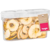 Pojemniki kuchenne - POJEMNIK KUCHENNY NA MATERIAŁY SYPKIE MĄKĘ CUKIER RYŻ Z DOZOWNIKIEM 1,3L - miniaturka - grafika 1