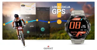 Giewont GW460 Szary - Smartwatch - miniaturka - grafika 5