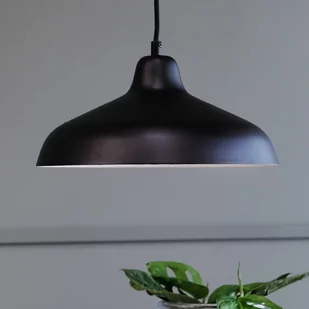 Dyberg Larsen Dyberg Larsen Futura wisząca, czarna/biała,  30cm - Lampy sufitowe - miniaturka - grafika 1