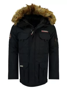 Geographical Norway Parka "Alpes" w kolorze czarnym - Kurtki damskie - miniaturka - grafika 1