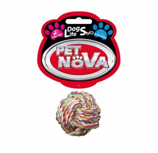 Pet Nova Superdental piłka sznurowa czyści zęby 5c - Zabawki dla psów - miniaturka - grafika 1