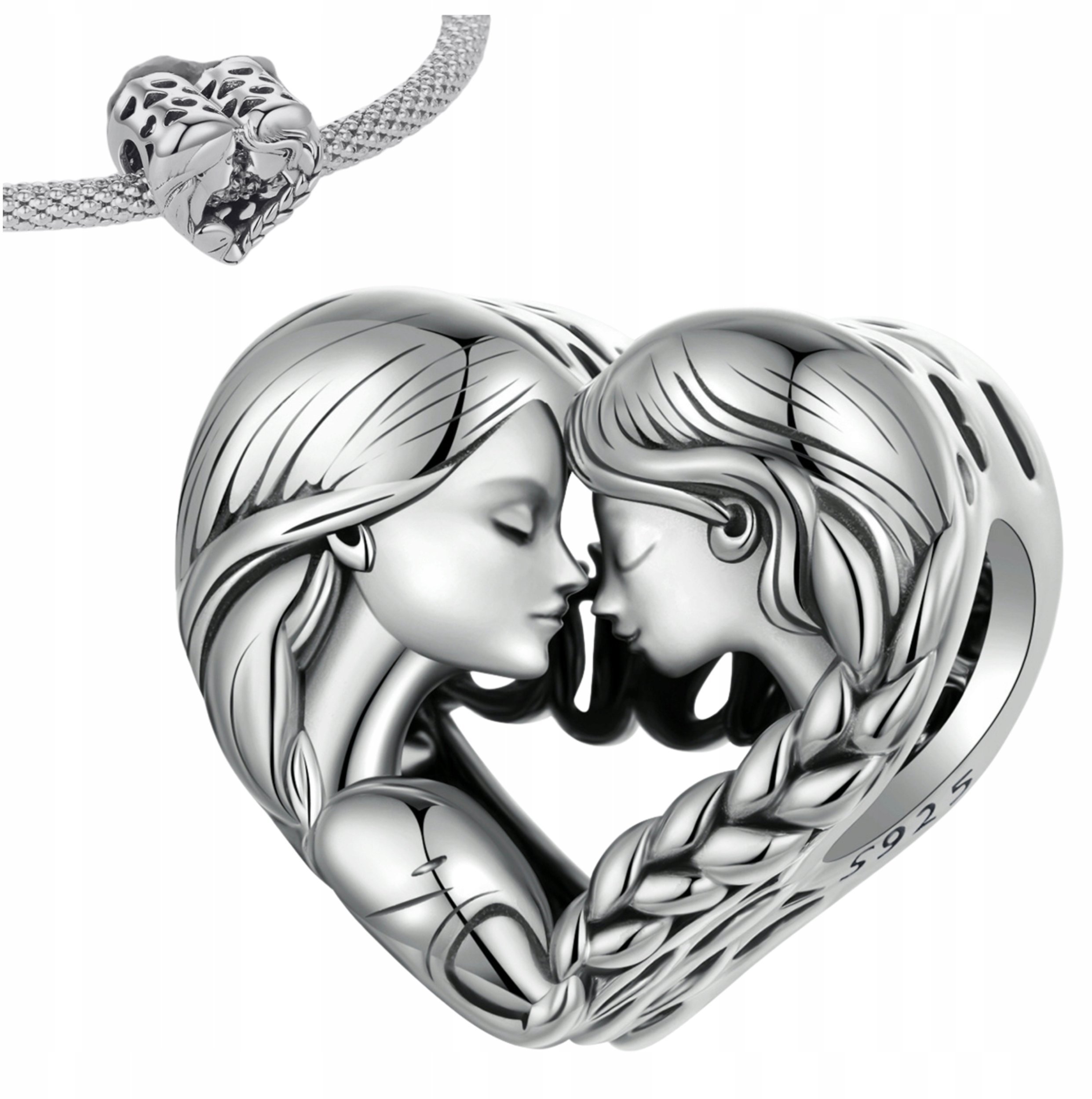 Ivybands CHARMS SIOSTRA sister srebro S925 BEADS koralik kobiety cyrkonia