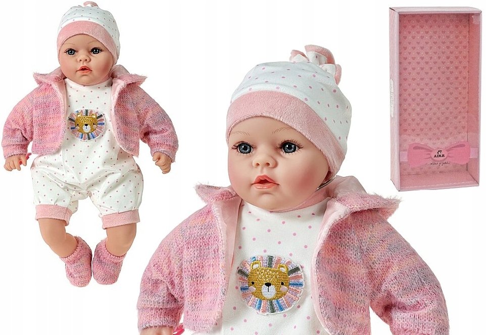 Lalka Bobas 45CM Mówi I Śpiewa Po Polsku w opakowaniu prezentowym