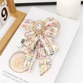 Inne - TEMU Elegancka Muszka W Mieszanych Kolorach Wykwintna Kryształowa Sztuczna Perła Dekoracyjna Muszka Damska Imprezowa Koszula Bankietowa Muszka - miniaturka - grafika 1