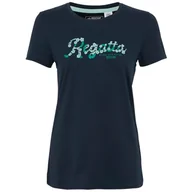 Koszulki sportowe damskie - Koszulka damska Regatta Fingal Stretch Rozmiar: 4XL / Kolor: ciemnoniebieski - miniaturka - grafika 1