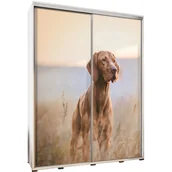 Szafy - Szafa 155 z Grafiką Pies Penelopa Maridex Dąb Sonoma - miniaturka - grafika 1