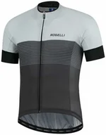 Koszulki rowerowe - Aerodynamiczna koszulka rowerowa Rogelli BOOST z krótkim rękawem - Szary/Biały - L - miniaturka - grafika 1