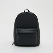 Plecaki - Reserved - Plecak z imitacji skóry - Czarny - miniaturka - grafika 1