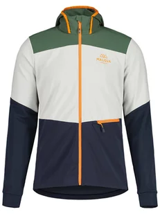 Maloja Kurtka hybrydowa "AuerhahnM" w kolorze biało-granatowym - Kurtki i kamizelki sportowe męskie - miniaturka - grafika 1