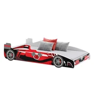 Łóżka dla dzieci i młodzieży - Łóżko dziecięce FORMUŁA red 160x80 cm - miniaturka - grafika 1