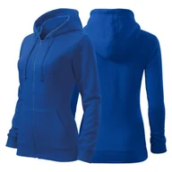 Moda i Uroda OUTLET - Bluza chabrowa damska z logo na sercu z nadrukiem logo firmy 300g 411 kolor 05 bluza trendy zipper - miniaturka - grafika 1