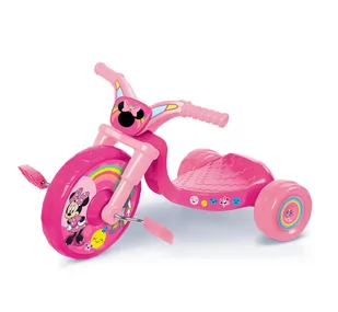 Minnie, Rowerek trzykołowy 10'' z dźwiękami, różowy - Rowerki trójkołowe - miniaturka - grafika 1