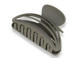 Orientana, Klamra spinka do włosów szary wachlarz - Ozdoby do włosów - miniaturka - grafika 1