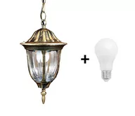 Lampy ogrodowe - LED Żyrandol zewnętrzny FLORENCJA 1×E27/10W/230V IP43 - miniaturka - grafika 1