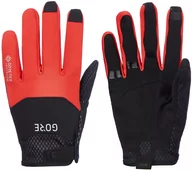 Rękawiczki rowerowe - GORE WEAR Gore C5 rękawice Gore-Tex Infinium, 10, czarne/czerwone - miniaturka - grafika 1