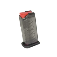 Osprzęt do wiatrówek - ETS - Magazynek polimerowy do Glock 43 - 9x19 mm - 7 naboi - Carbon Smoke Series - SMK-GLK-43 - miniaturka - grafika 1