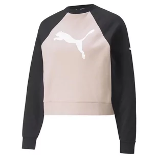 Bluza damska Puma MODERN SPORTS CREW różowa  84982201-S - Bluzy damskie - miniaturka - grafika 1