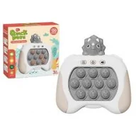 Zabawki sensoryczne - Gra sensoryczna triceratops szara Leantoys - miniaturka - grafika 1