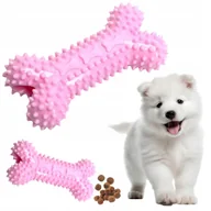 Zabawki dla psów - Zabawka Na Przysmaki Dla Psa Gryzak Tpr Pastelowa Kostka Jeżyk Z Wypustkami - miniaturka - grafika 1