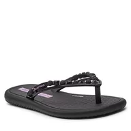 Buty dla dziewczynek - Japonki Ipanema 27131 Black/Lilac AV629 - miniaturka - grafika 1