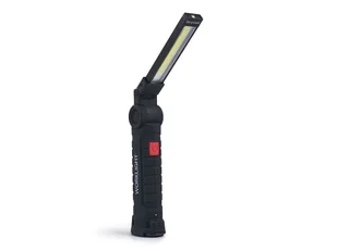 Latarka LED 3W COB + 1W LED - Biały zimny (6000K) - akumulatorowa - Latarki - miniaturka - grafika 1