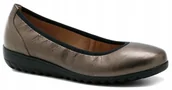 Baleriny - Caprice Baleriny Damskie 9-22161-42 928 Piombo Metal r.39 - miniaturka - grafika 1