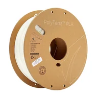 Filamenty i akcesoria do drukarek 3D - Filament Polymaker PolyTerra PLA 1,75mm, 1kg - Cotton White - miniaturka - grafika 1