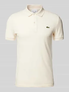 Koszulka polo o kroju slim fit z naszywką z logo model ‘PIQUE’ - Koszulki męskie - miniaturka - grafika 1