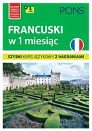 Książki do nauki języka francuskiego - Francuski w 1 miesiąc. Szybki kurs językowy z nagraniami mp3 - miniaturka - grafika 1