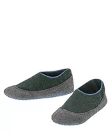 Kapcie damskie - FALKE Dziecięce kapcie Cosy Slipper wełna antypoślizgowe wypustki, 1 para, zielone (Dark Jade 7248), 35-36, zielony (Dark Jade 7248), 35-36 - miniaturka - grafika 1