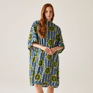 Stroje kąpielowe - Regatta Orla Kiely - Damski Ręcznik Plażowy Towelling II Zielony, Rozmiar: L/XL - miniaturka - grafika 1