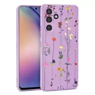 Etui i futerały do telefonów - Tech-Protect Etui Mood do Samsung Galaxy A54 5G Fioletowe Kwiatuszki - miniaturka - grafika 1