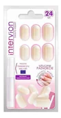 Sztuczne paznokcie i akcesoria - INTER VION Tipsy French 24 szt. - miniaturka - grafika 1